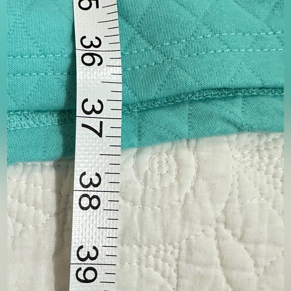 NEW never worn Lovely melody SZ XL Turquoise Quilted Women's Hoodie pant set - Picture 14 of 16